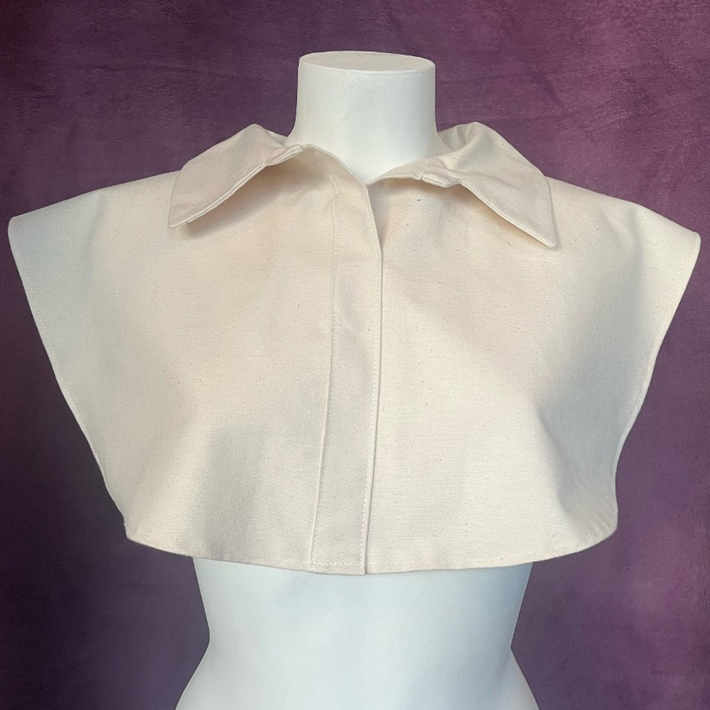 begrafeniskleding, kraagje, wade, biologisch, katoen, natuurbegrafenis, uitvaart, verantwoord, milieuvriendelijk